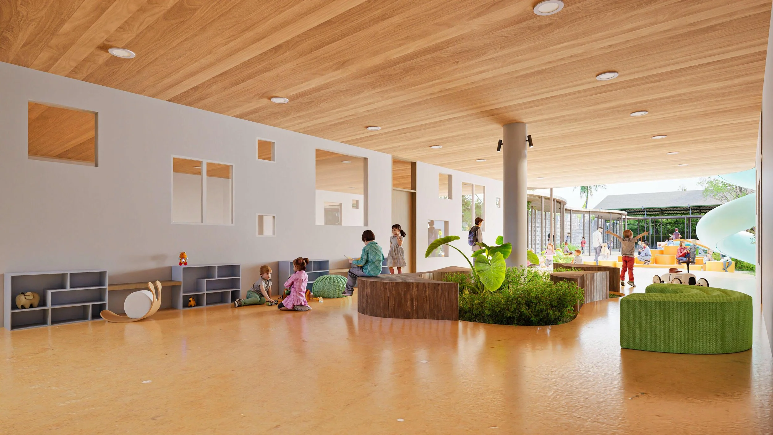 Project — warm timber interior